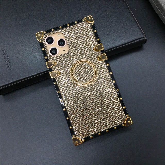 Glitter Square Case with Ring(6.1) – Shop Vergetronics
